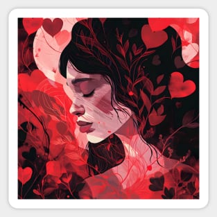 Discover True Romance: Art, Creativity and Connections for Valentine's Day and Lovers' Day Sticker